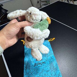 Jellycat Bashful Bunny With Christmas Tree